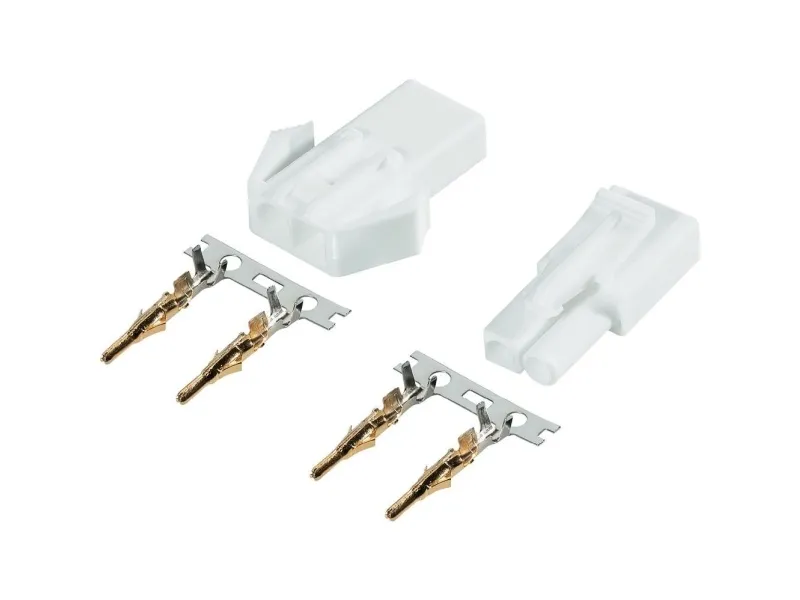 Modelcraft 227314 Batteristik, Batteribøsning Mini-Tamiya forgyldt 1 Paar