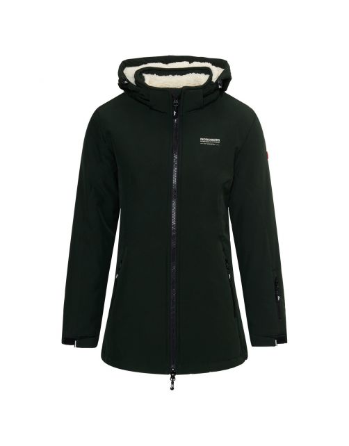 Nord Berg Padded Softshell Teddy Dames Groen - Vrijetijdskleding