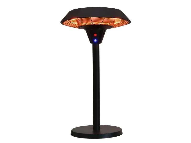 HORTUS Terrassevarmer bordmodel UFO 800/1200/2000 W, HA, sort (211-361)