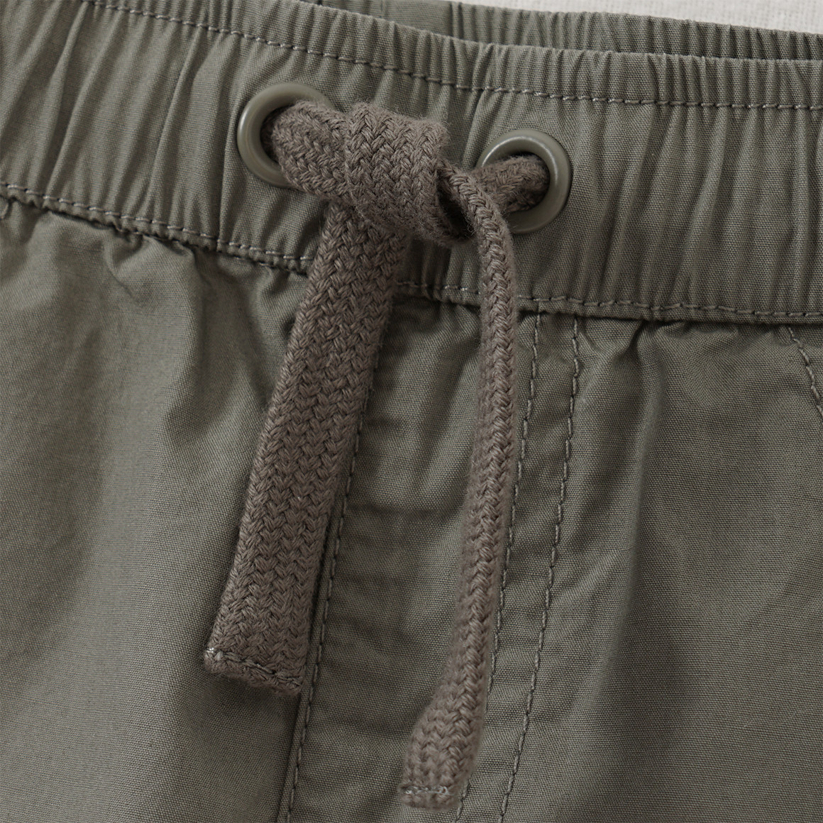 Topomini Baby Shorts mit Kordelzug dunkeloliv