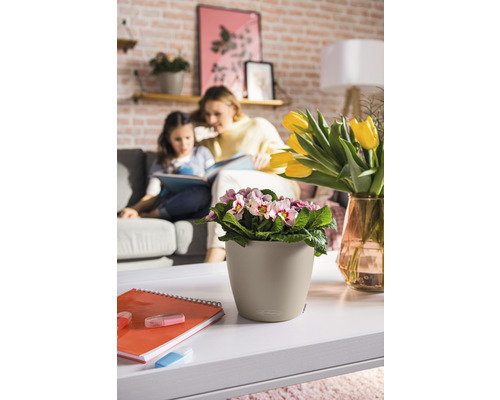 Lechuza Classico Color bloempot Ø 18 cm zandbruin