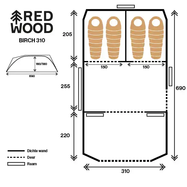 Birch 310 TC Tent