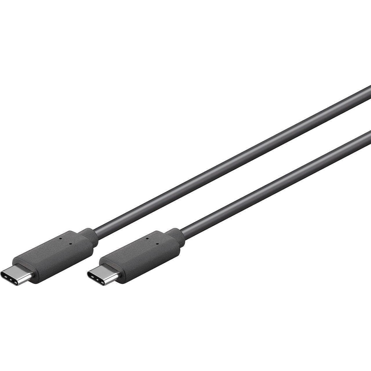 Goobay 67976 USB-C 3.1 generasjon 1 kabel, svart, 1m