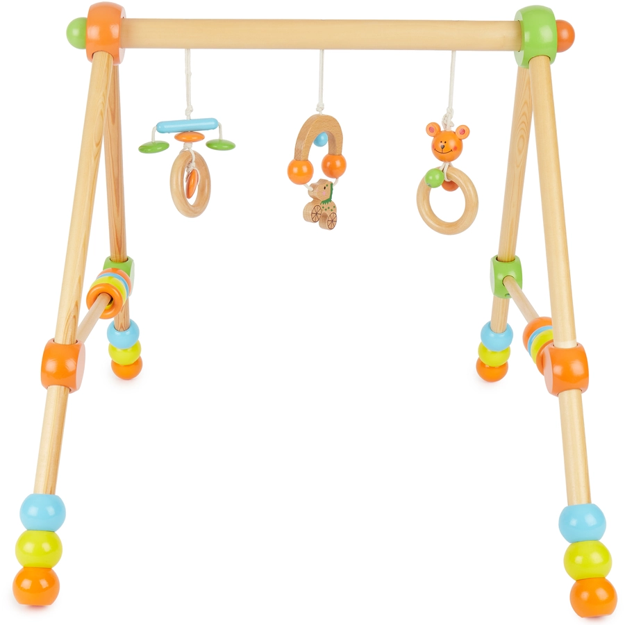 bieco Baby Holz-Gym mit Spielbogen