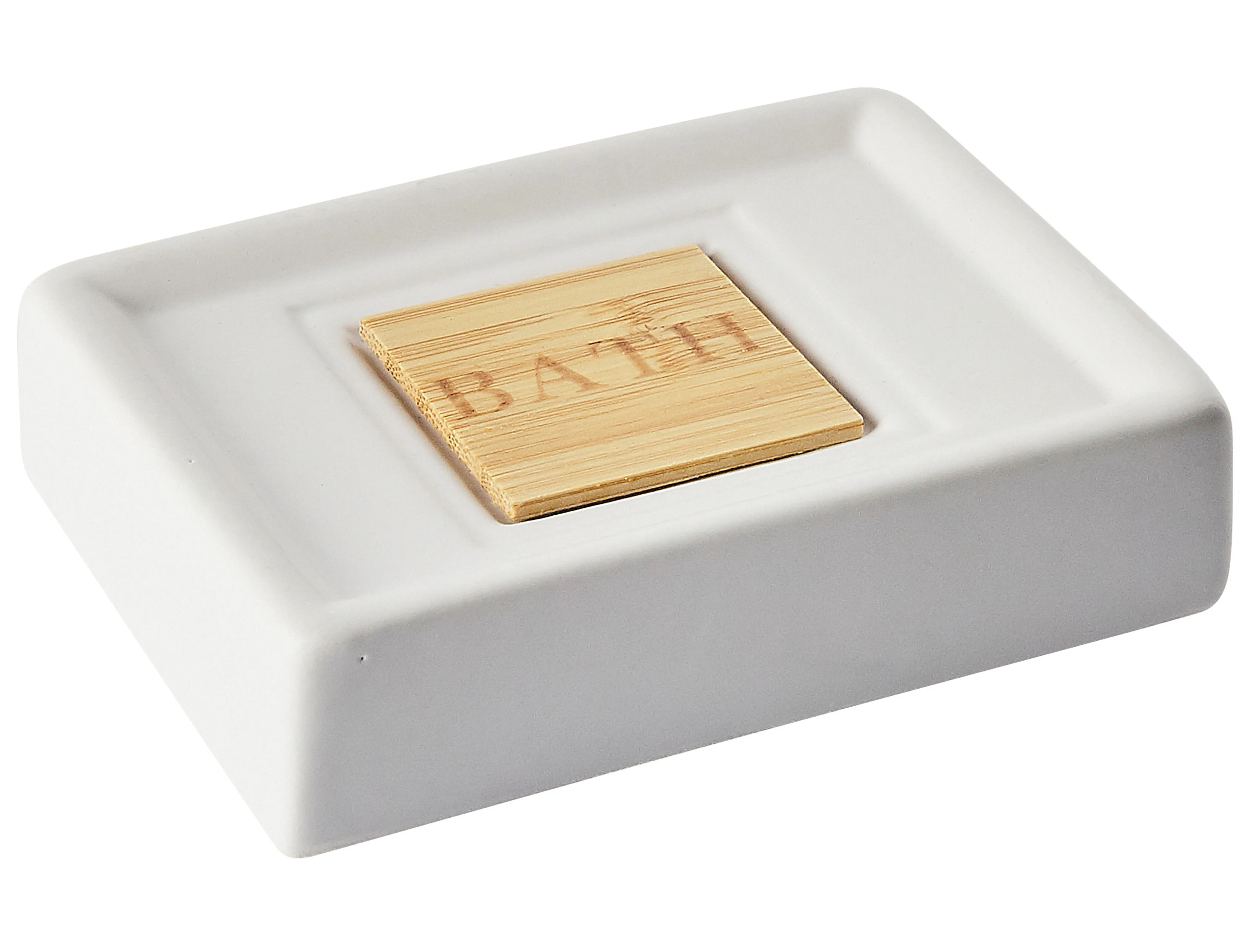 4-delige badkameraccessoireset KOUROU Keramiek Beige