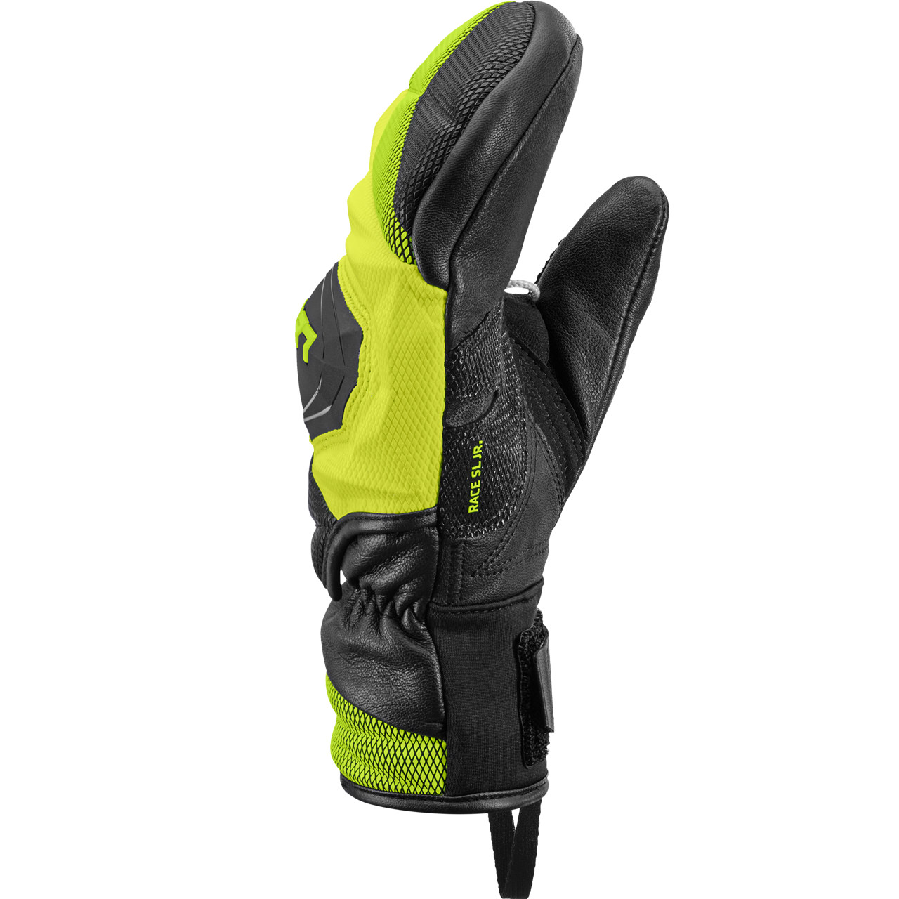 Leki Junior Fäustling WCR VENOM 3D black/ice lemon | Leki | L | Brands | XSPO-Fashion