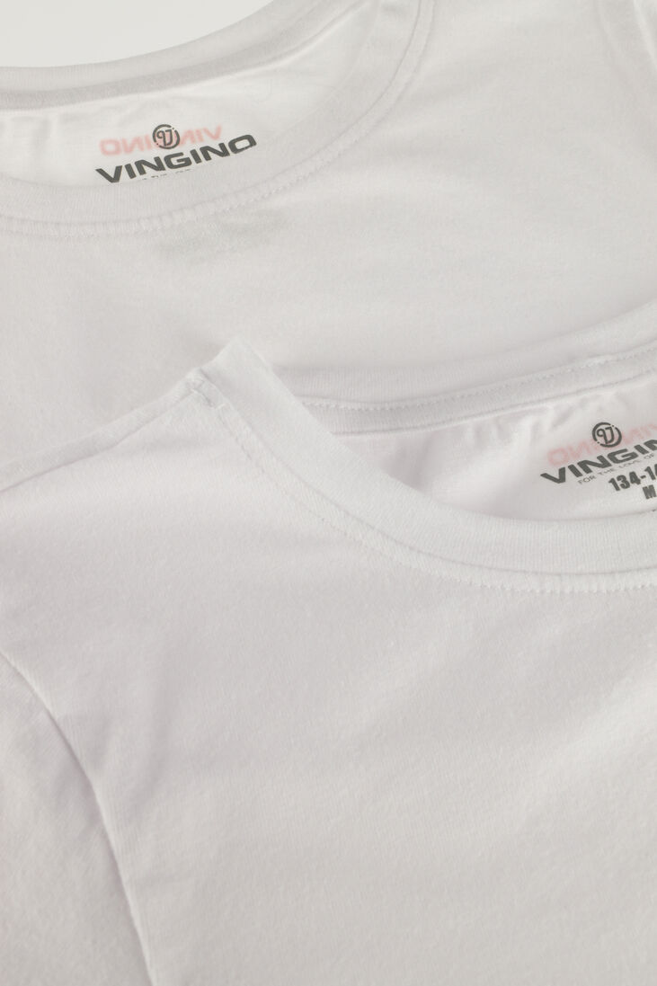 VINGINO witte vingino t-shirt boys t-shirt round neck (2-pack)