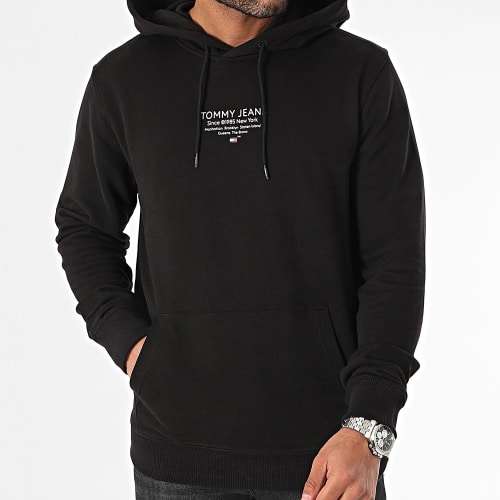 Sweat Capuche Essential Graphic 8409 Noir
