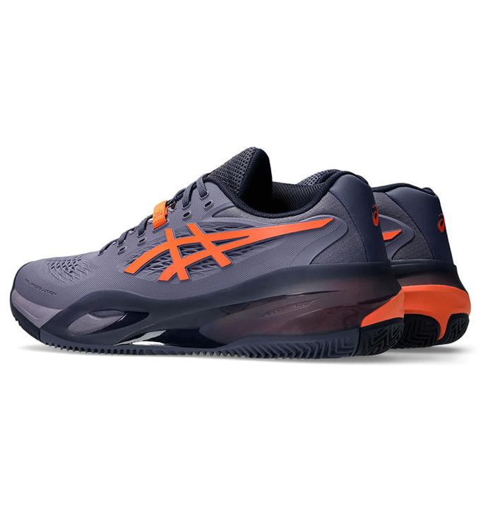 ASICS GEL-RESOLUTION X CLAY 1041A485 GREYISH-PURPLE-NOVA-ORANGE