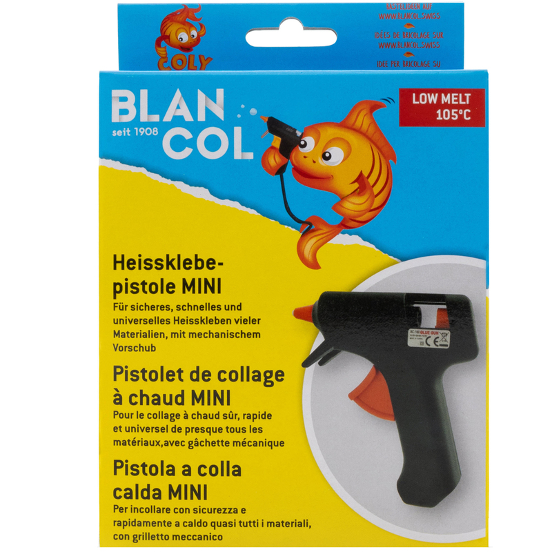 Blancol Heissklebe-Pistole KIDS, schwarz/orange