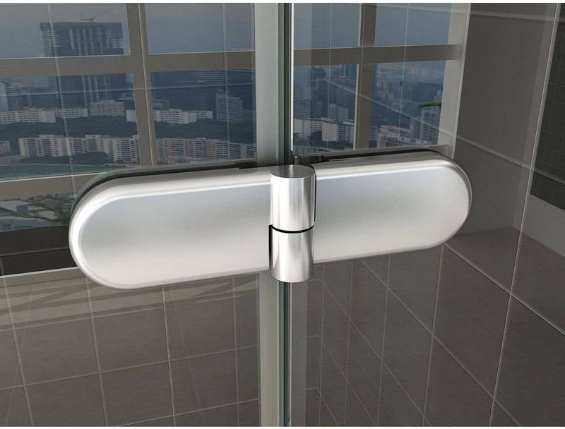 Douchecabine - Kwartronde - 90x90x200 cm - 8 mm - Anti Kalk Nano Glas