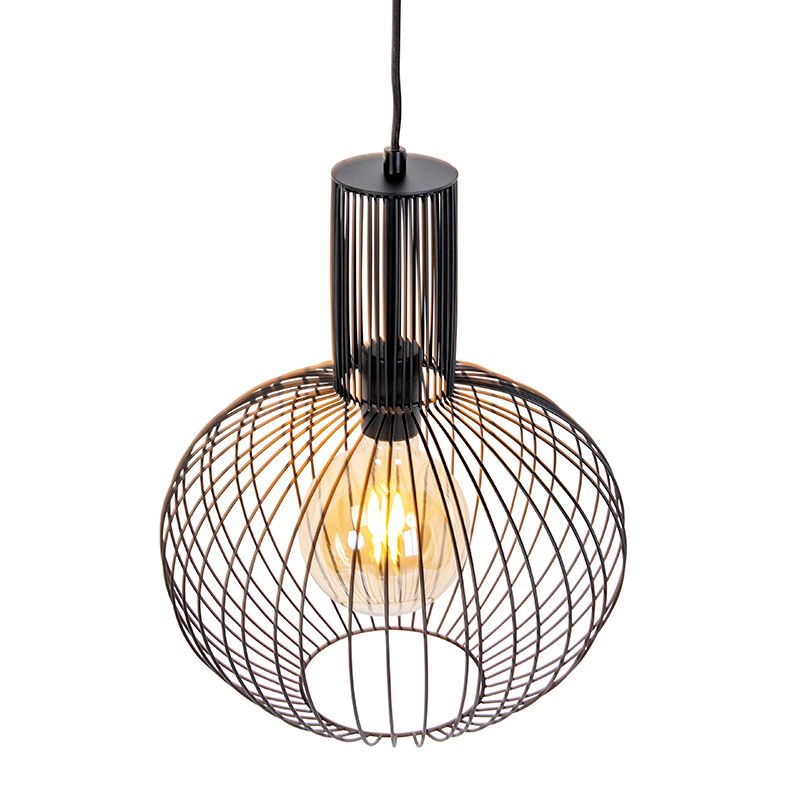 Design hanglamp zwart - Wire Bake
