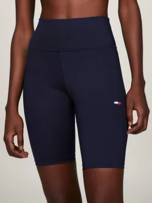 Shorts esportivos essenciais de corte justo