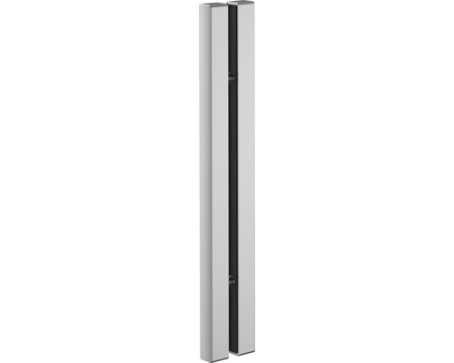 Hoekinstap met schuifdeur Schulte Kristall/Trend 90x90 cm helder glasprofiel kleur aluminium zonder onderprofiel