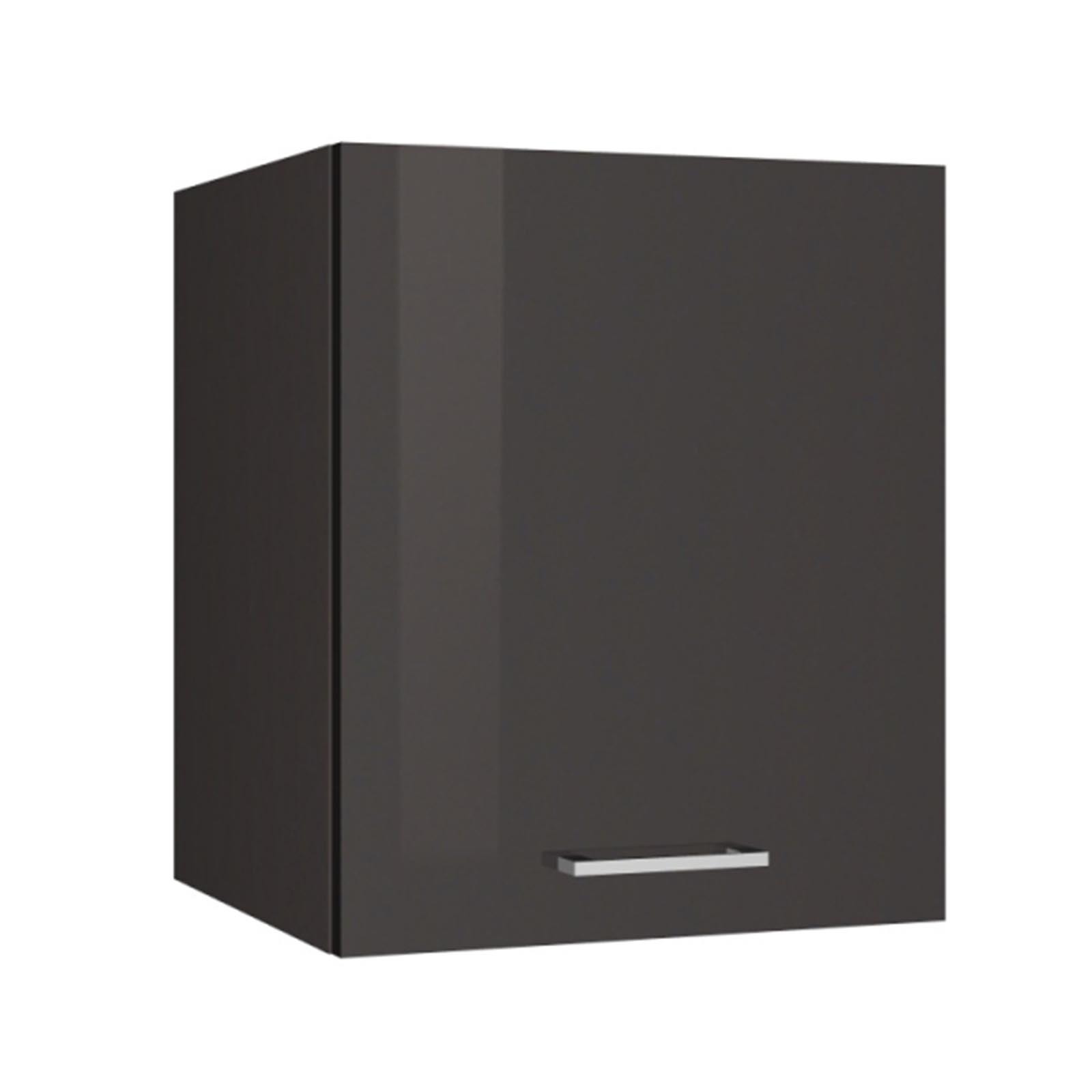 Hängeschrank ROM - grau Hochglanz - 50 cm