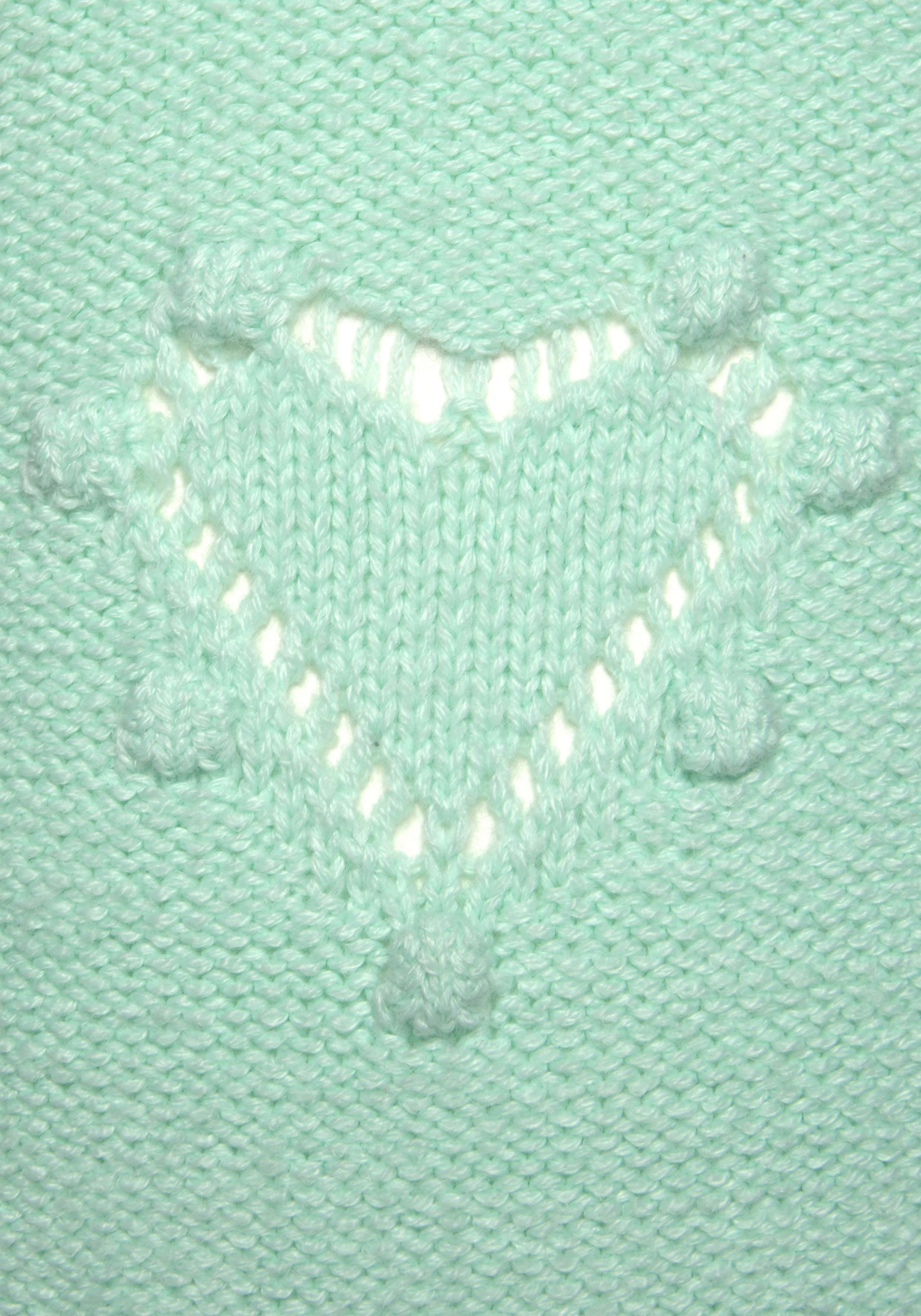 KIDSWORLD Strickpullover »Pulli für kleine Mädchen«, gestricktem Herzchenmuster