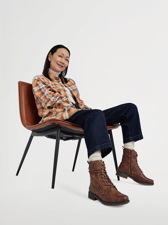 Easy Street Schnür-Stiefelette Braun