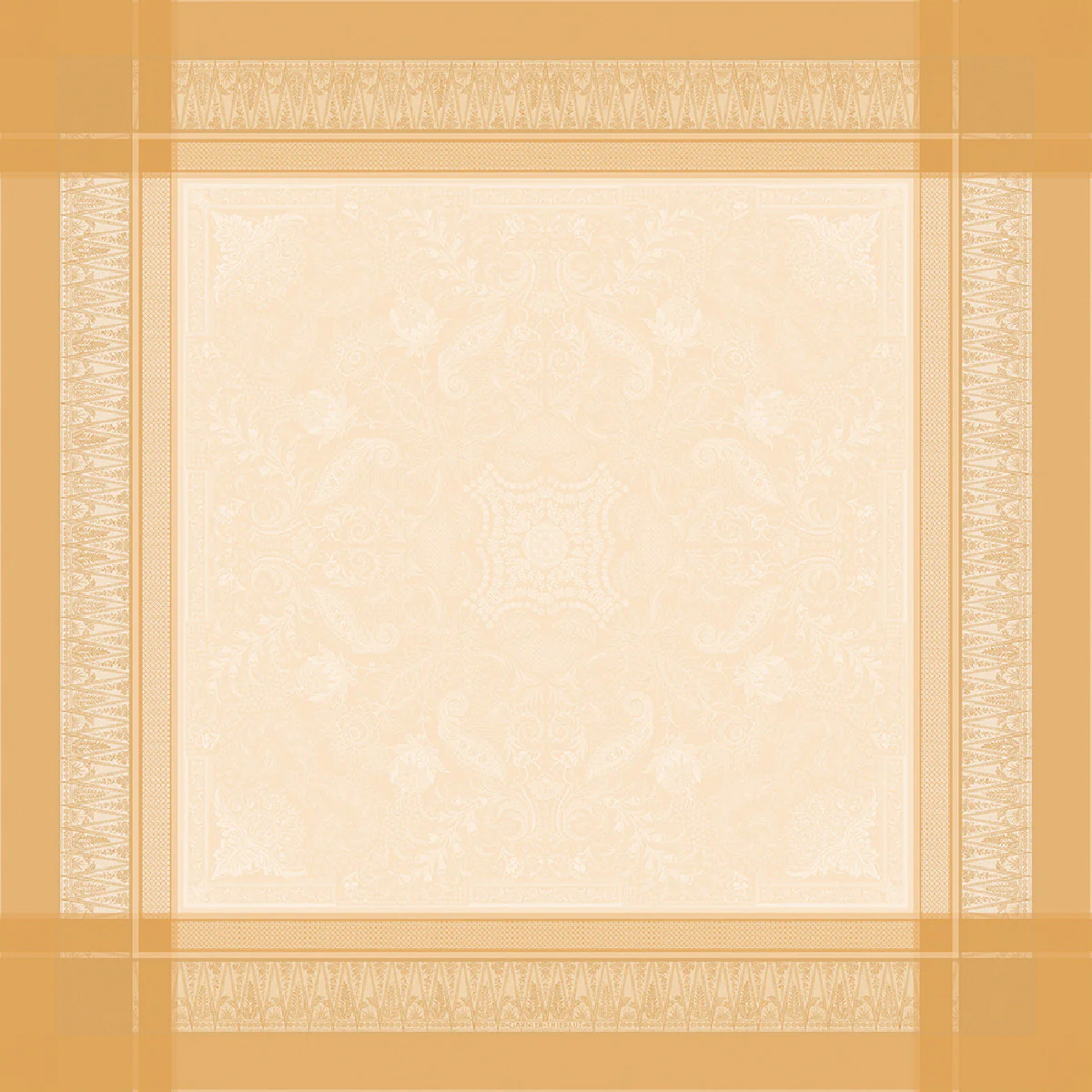 Nappe antitache déperlant coton & autres fibres ivoire 174X304 Garnier