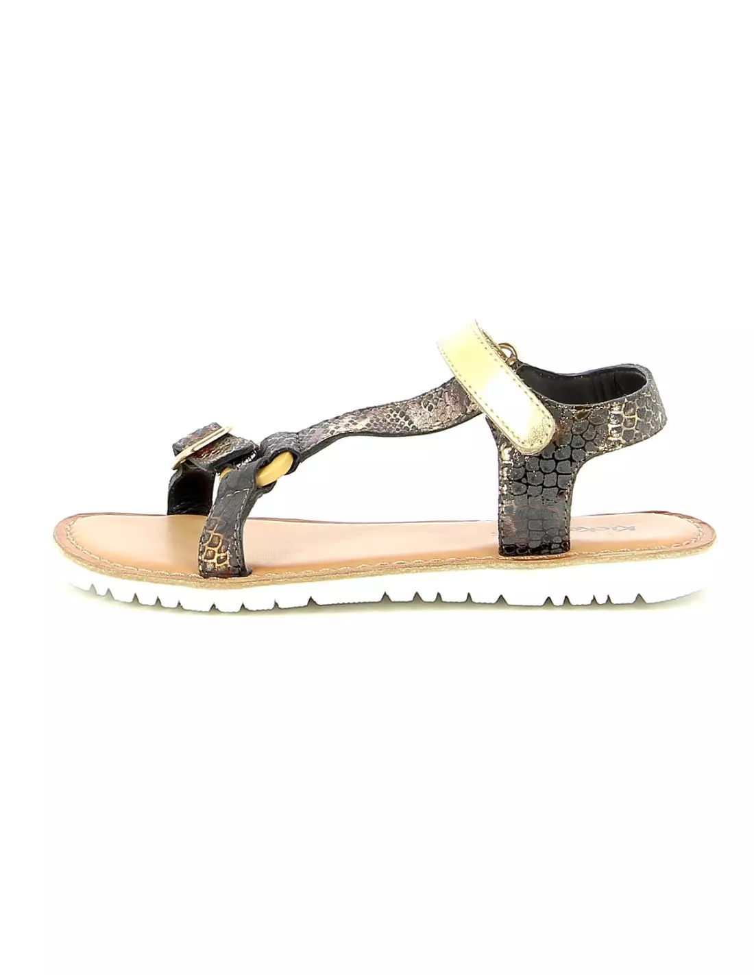KICKERS BRASKA - Sandales & nu-pieds Noirorreptile
