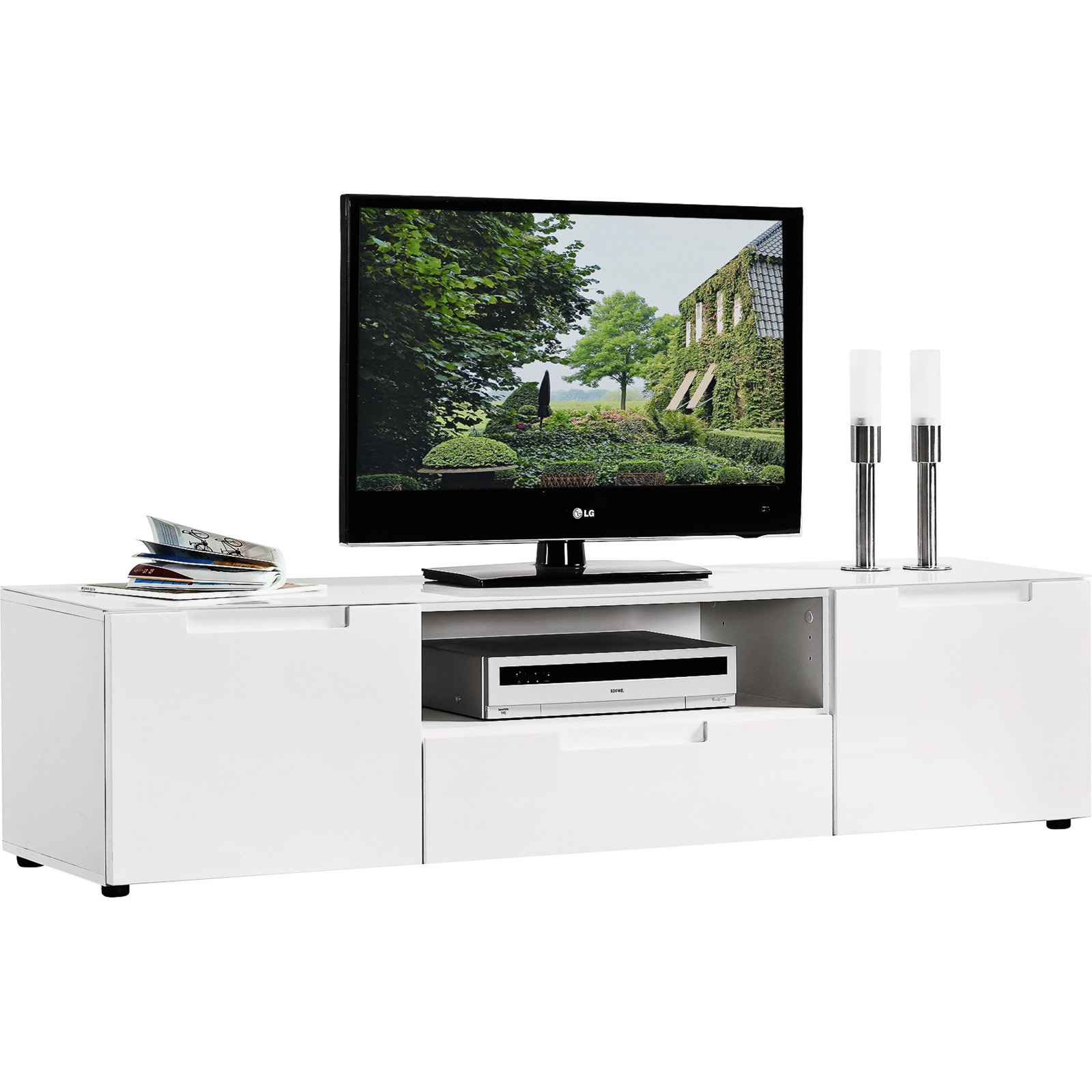 TV-Möbel Mailand Dekor weiss 168 x 41 x 40 cm