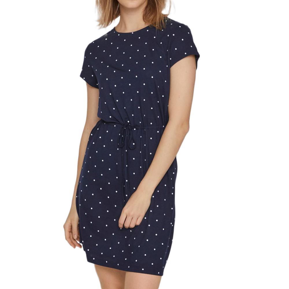 Vila Robe Marine à pois Femme Vila Mooney String