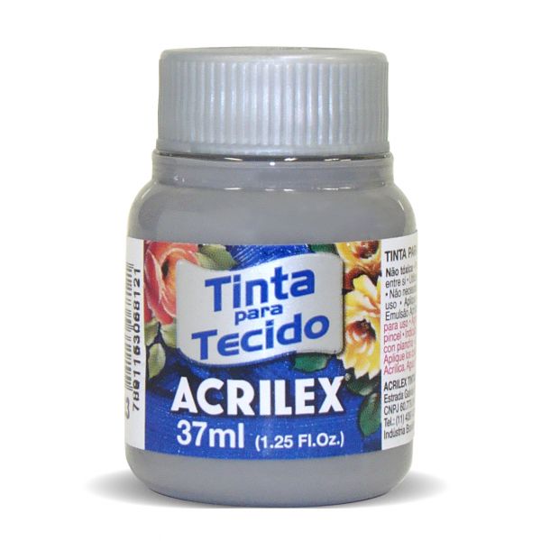 Acrilex Tinta Tecido Fosca 04140/933 Cinza 37ML