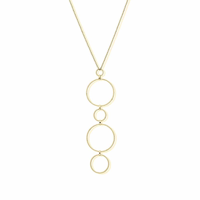 Collier Argent Doré Diamanté Alessia