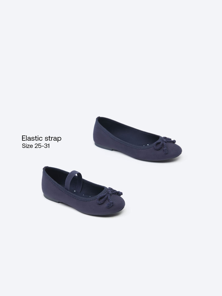 Bailarina com laço - Azul Marinho
