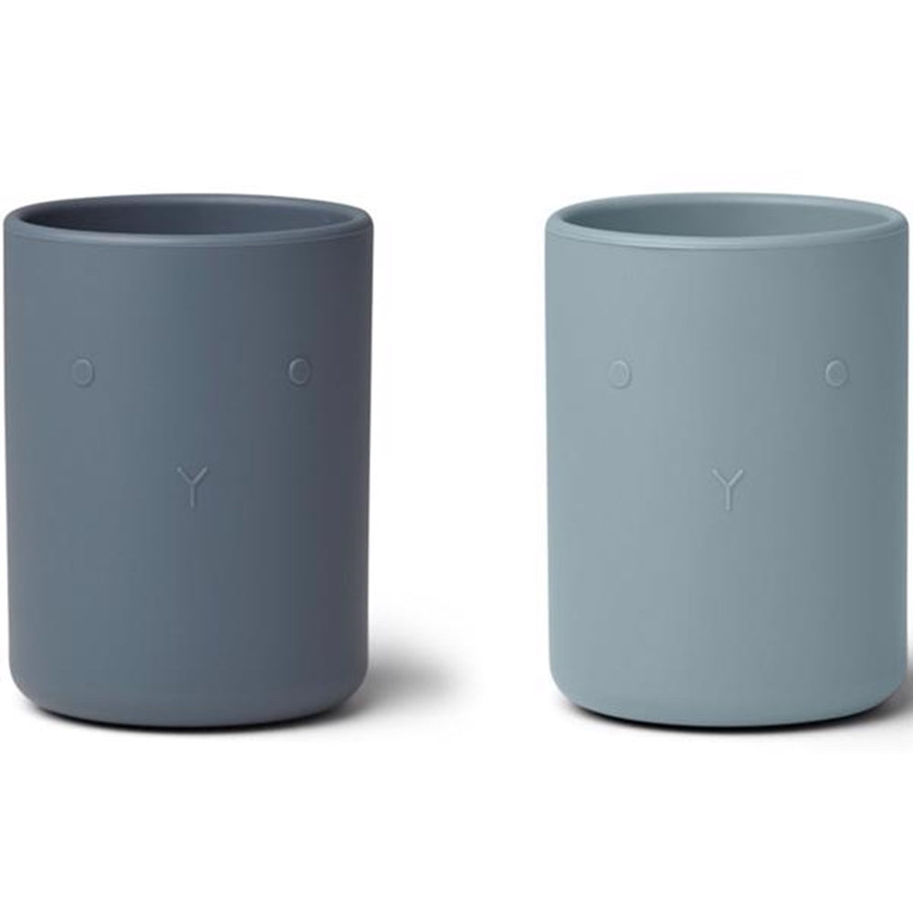 Ethan Silicone Cup 2-Pak Blue Mix