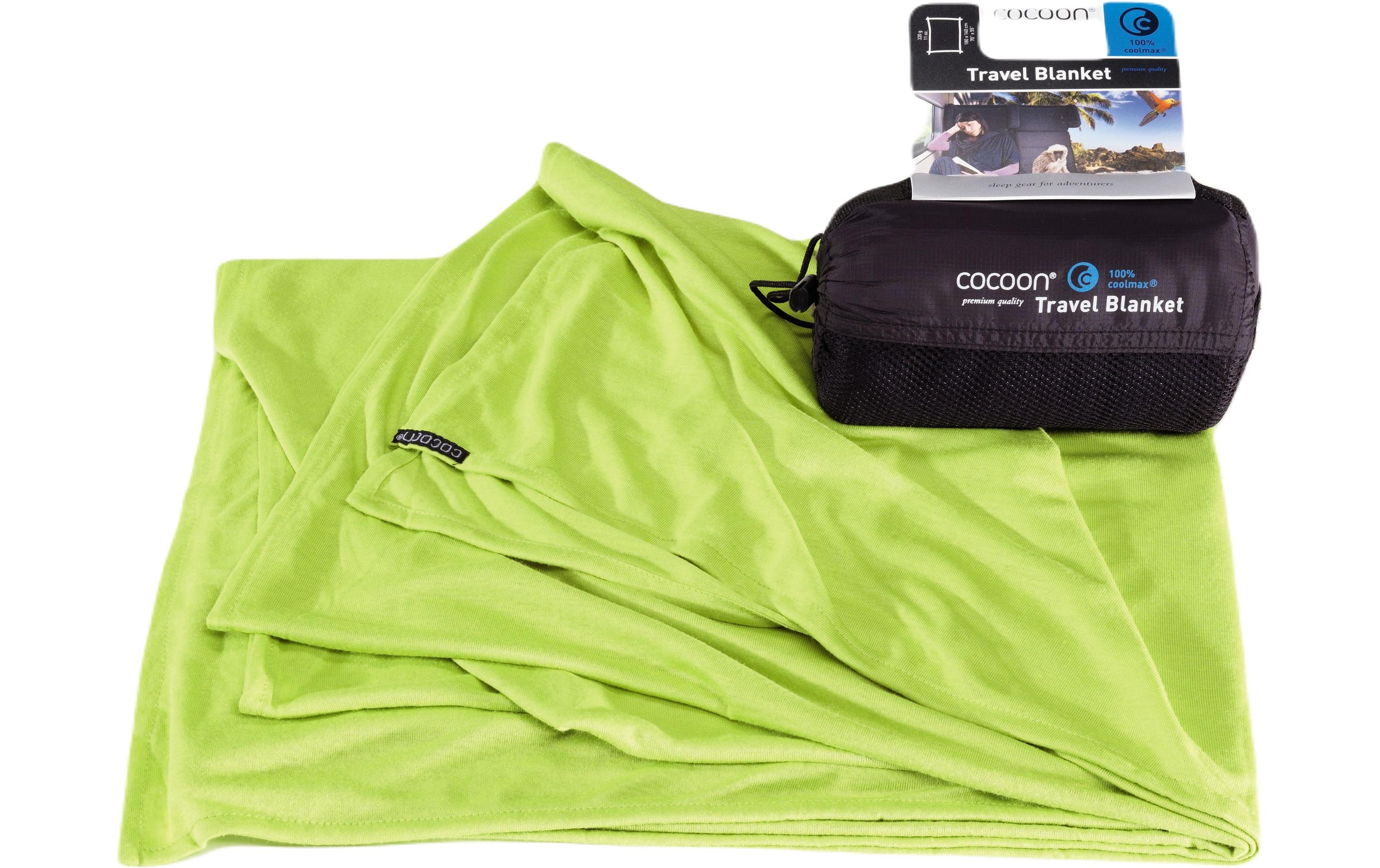 Coolmax Travel Blanket, 180 cm x 140 cm, GrünSuperleichte Reisedecke