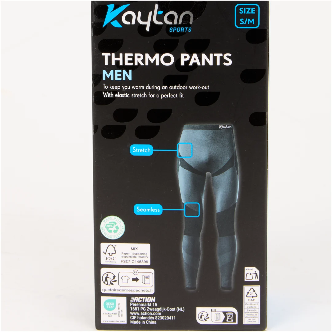 Kaytan thermo-sportbroek Maten S - XL