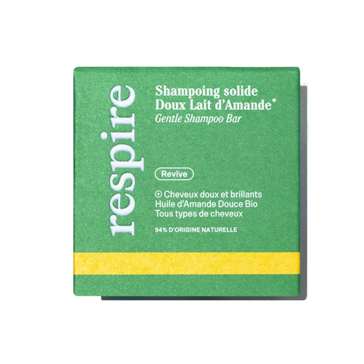 Respire Shampooing solide au lait d'amande 75g