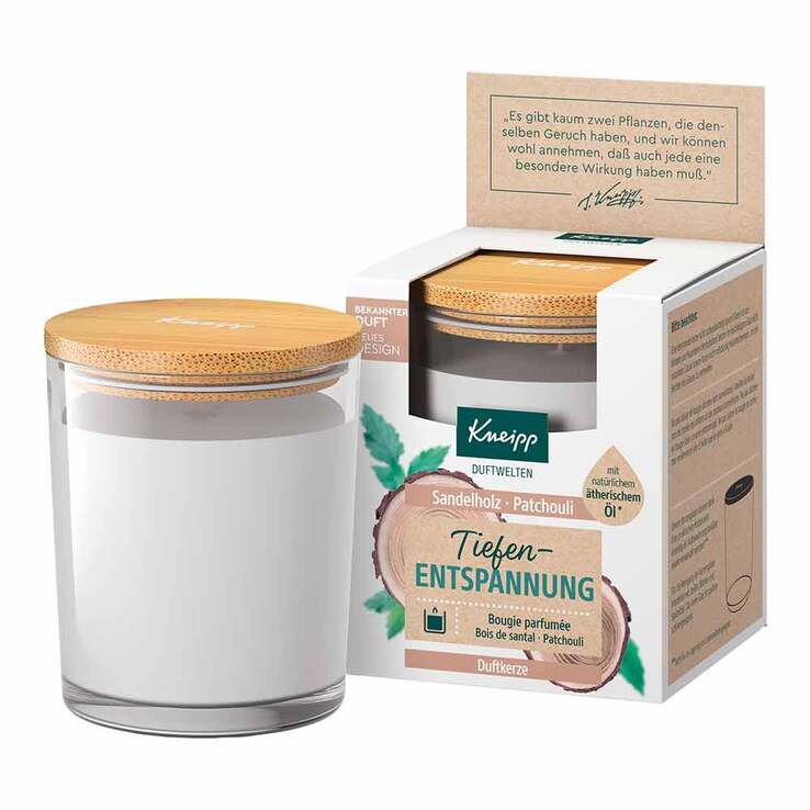 Kneipp Duftwelten Duftkerze Tiefen-Entspannung, 145 g
