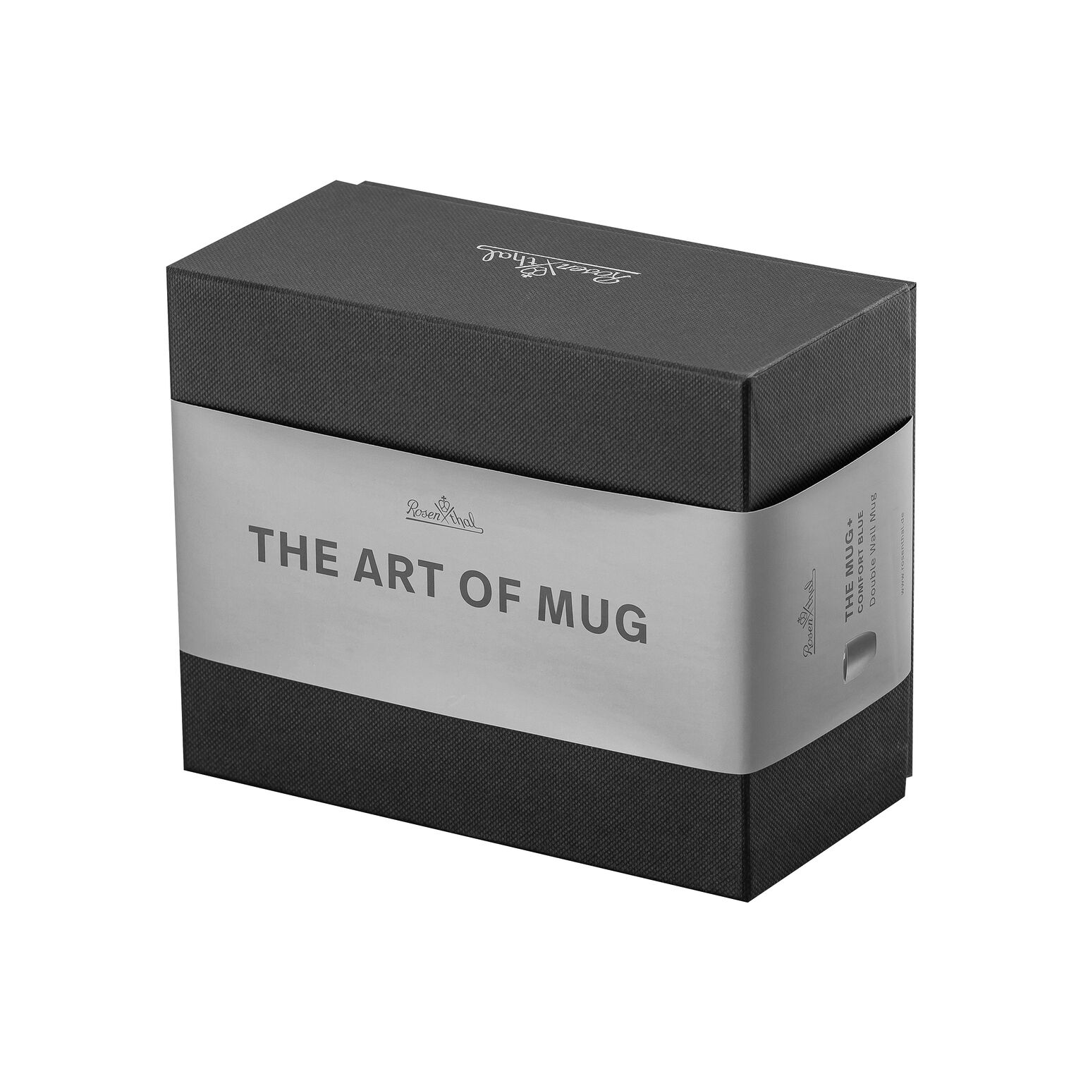 the mug+ Comfort Blue Becher doppelwandig