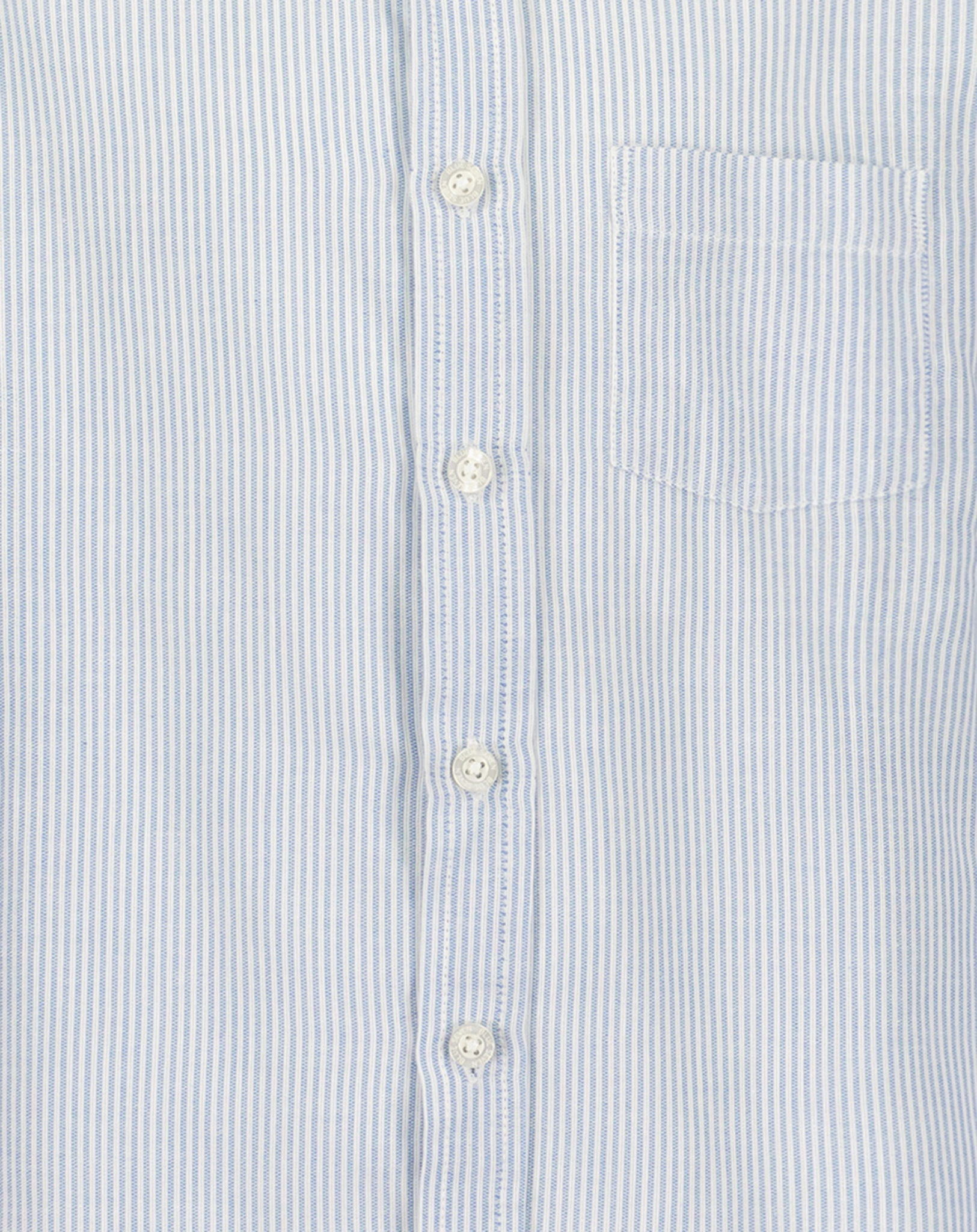 Langarmhemd CLASSIC gestreift in hellblau