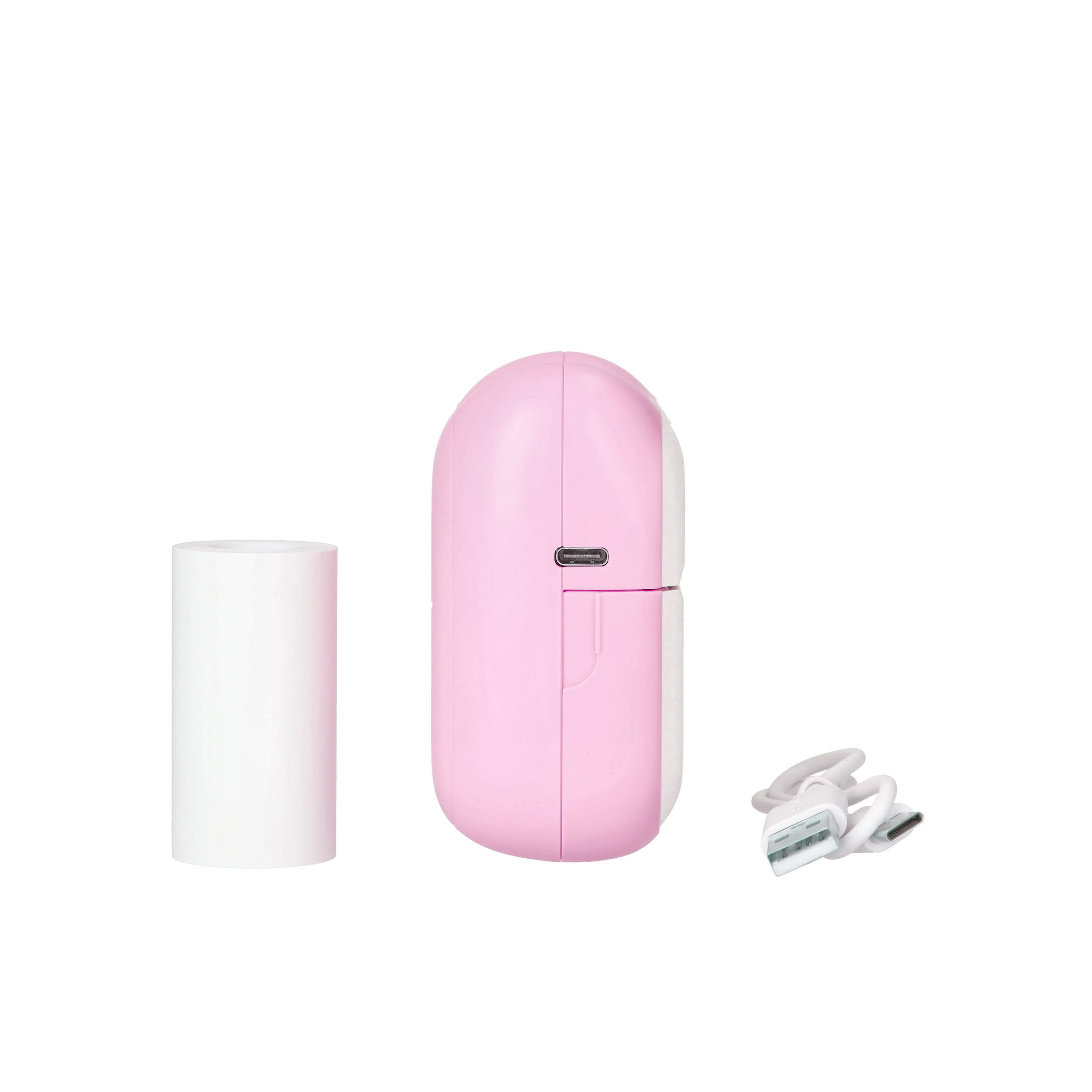Mini Foto Thermodrucker Mobiler Bluetooth Printer Taschendrucker inkl. Thermopapier (iOS/Android) - Rosa