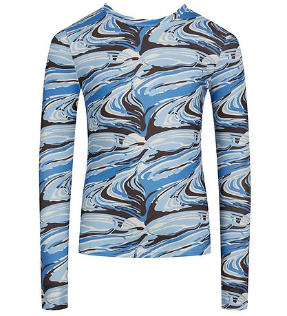 Grunt Bluse - Rib - Ime - Blau