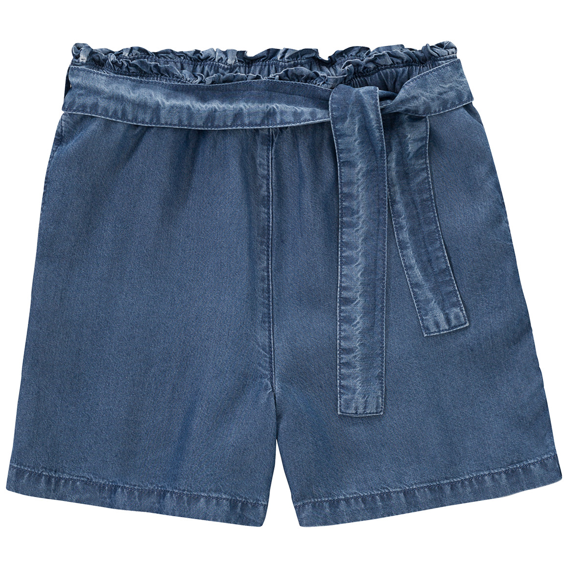 Beatwear Mädchen Shorts im Denim-Look blau