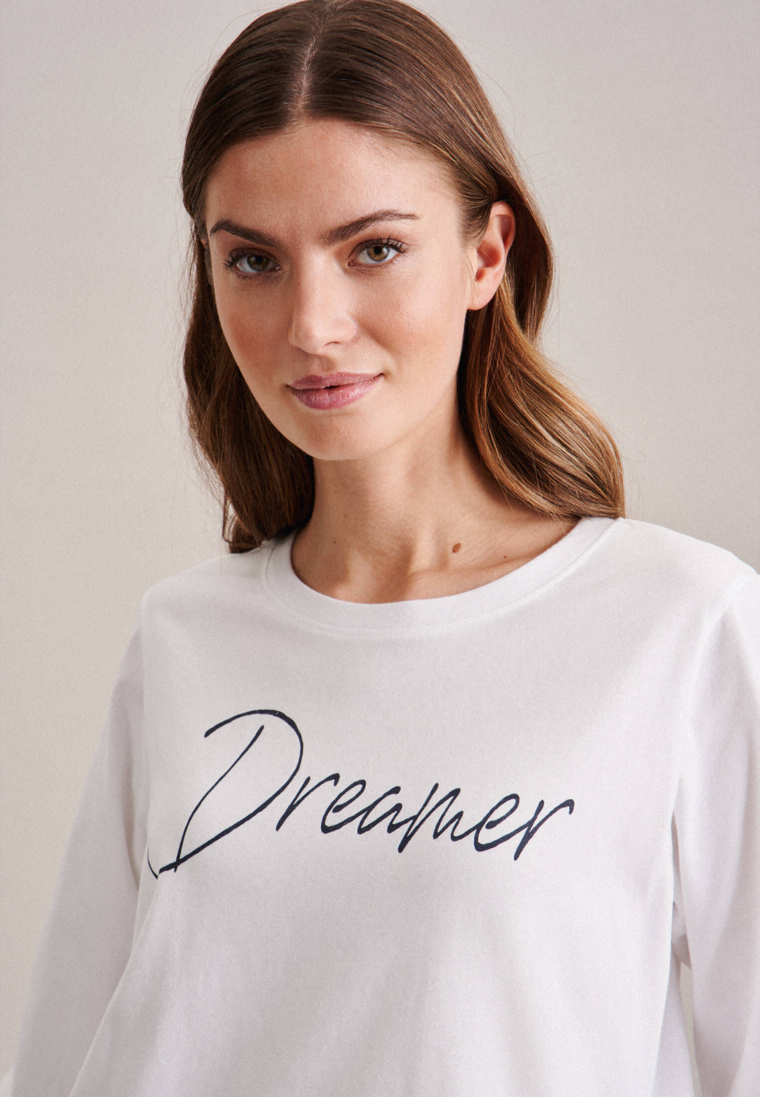 Seidensticker| Damen Pyjama Schwarze Rose