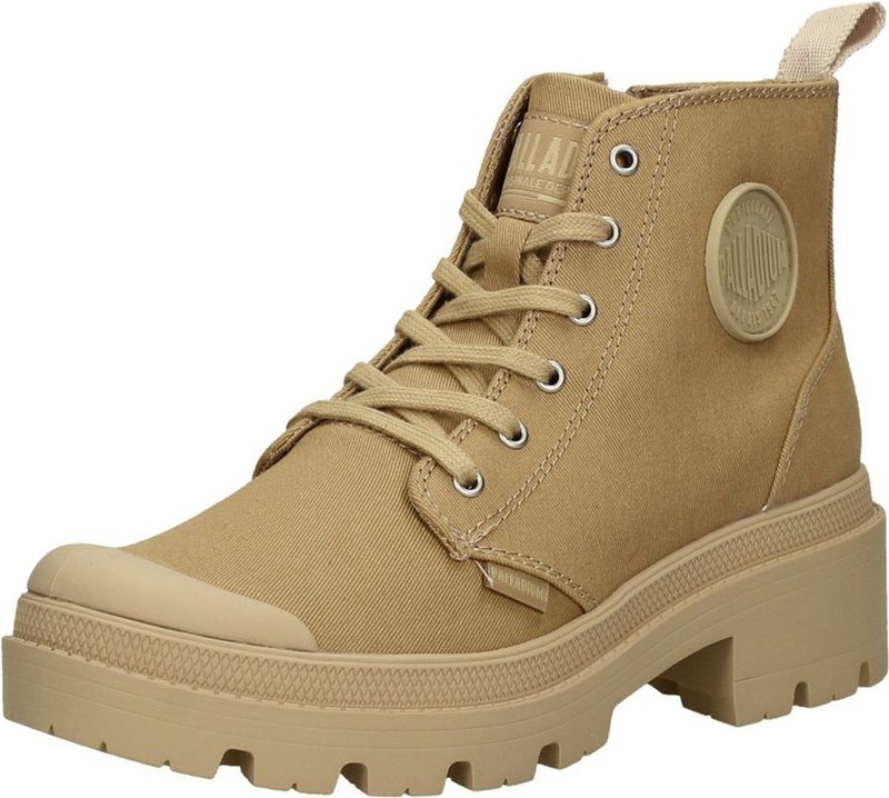 Palladium - Pallabase Twill - Legerkisten - Caramel - Duurzaam Twill Bovenwerk