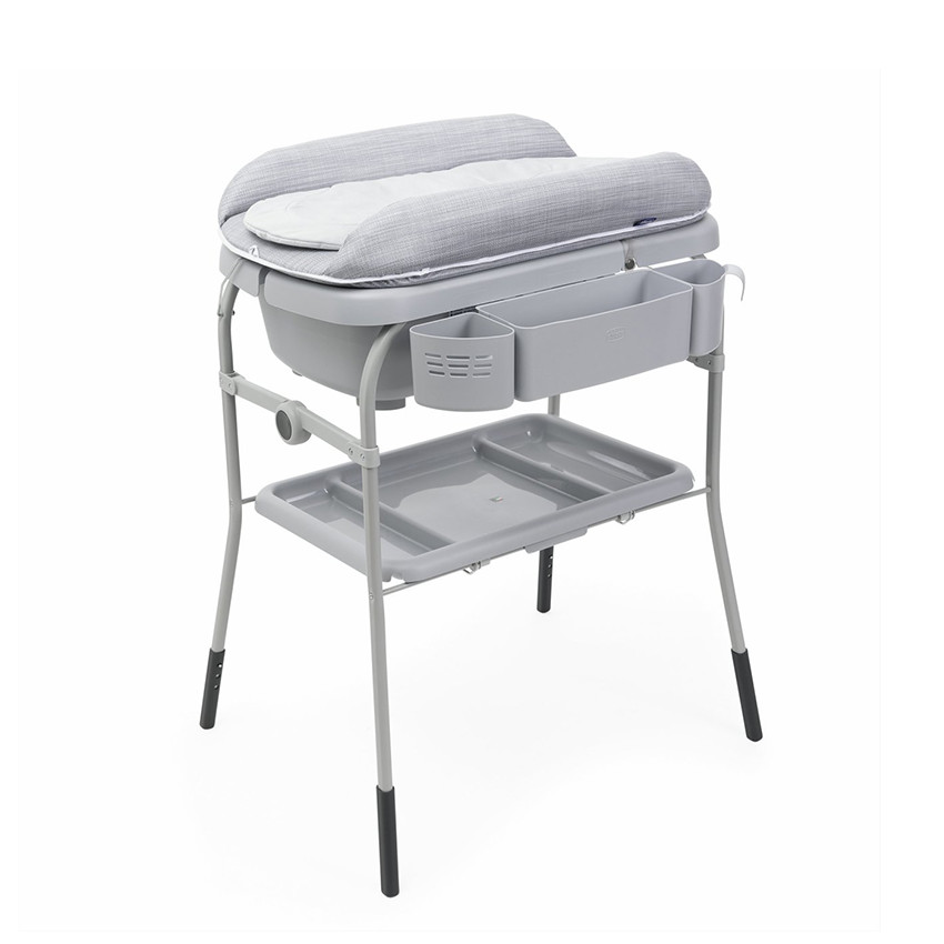 Baignoire avec table de change Cuddle & Bubble grey melange