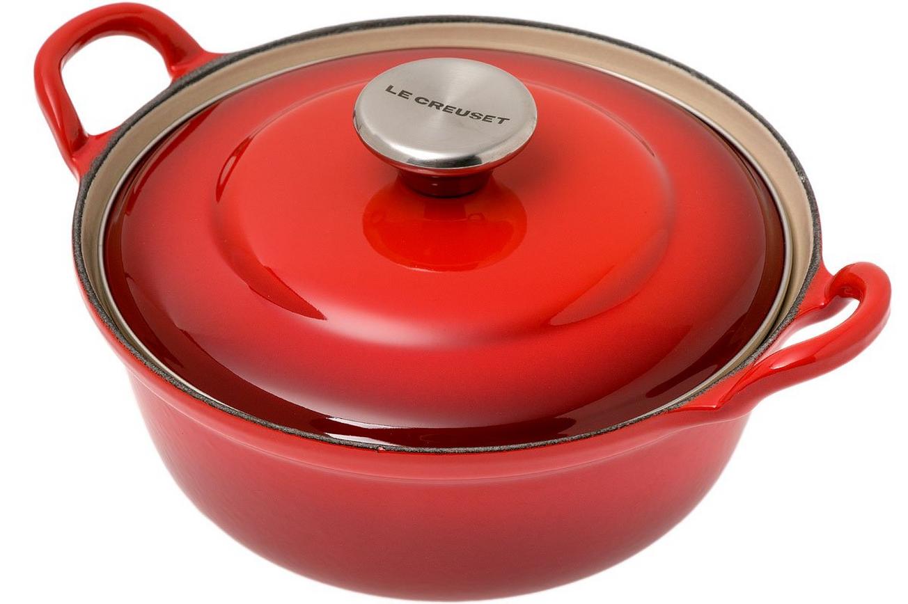 Le Creuset faitout / braadpan 20 cm, 1,7L rood