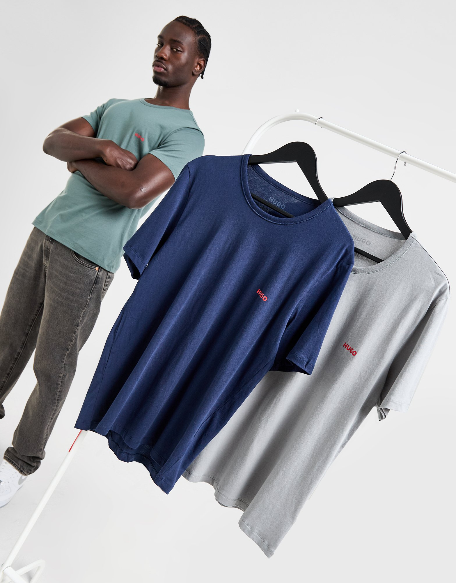 HUGO Lot de 3 T-Shirts Homme