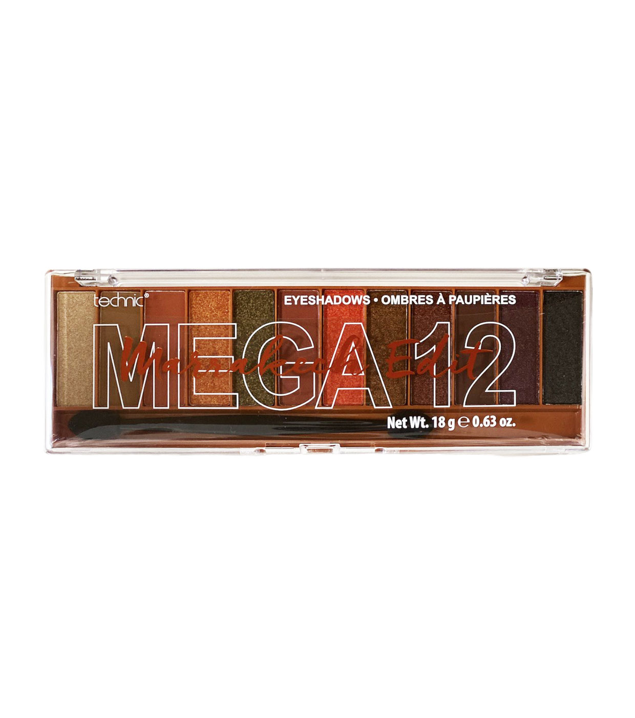Technic Cosmetics - Paleta de sombras Mega 12 - Marrakech Edit