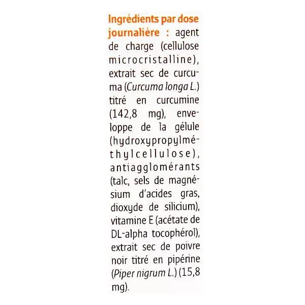 Forté Pharma Cúrcuma 100 - 15 cápsulas