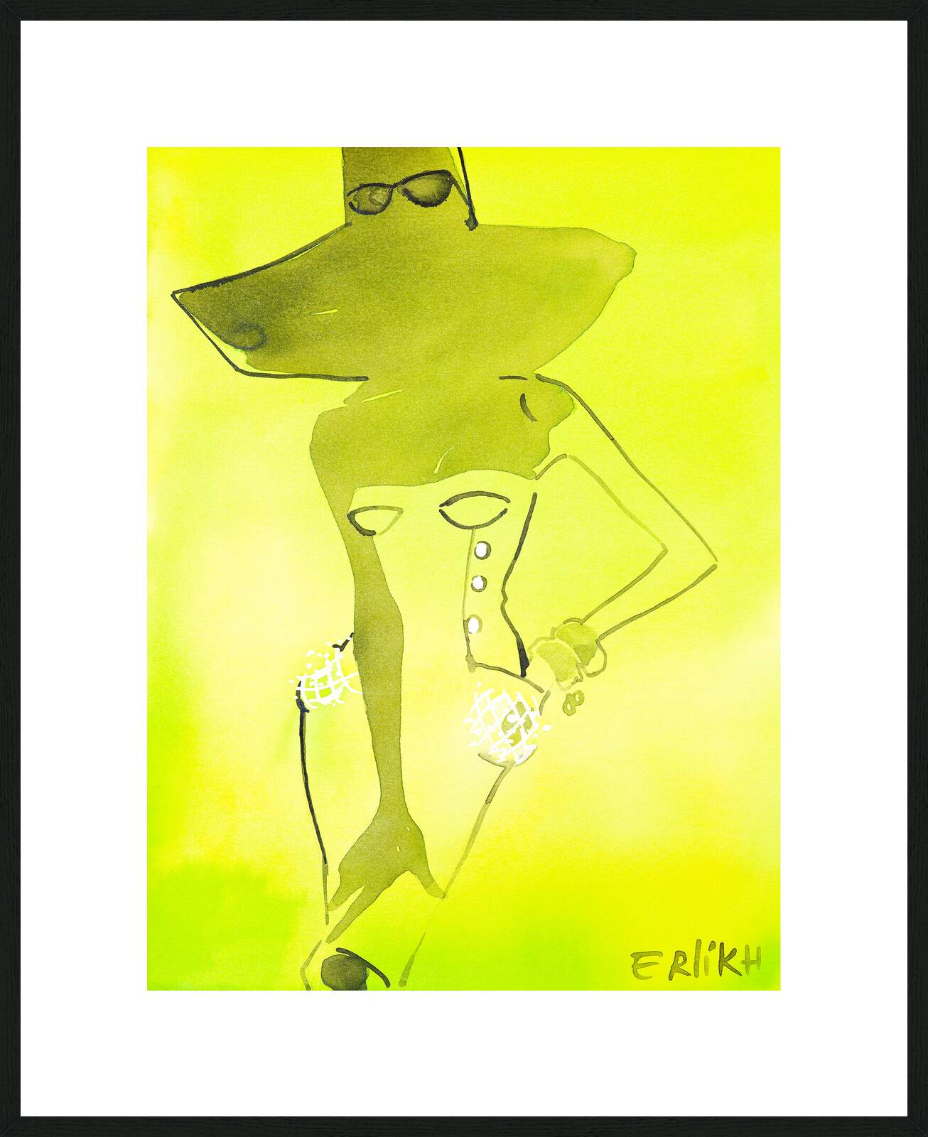 Citron Versace summer dress by Eduard Erlikh - Limited Edition. Edition of: 100. Signed.