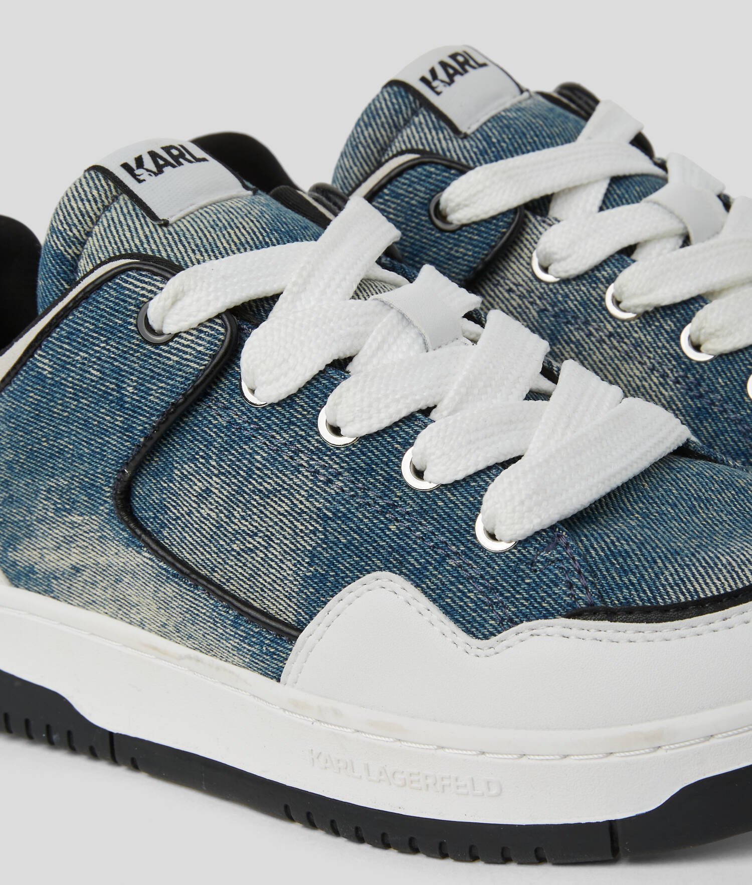 BASKETS EN DENIM KREW - Denim bleu