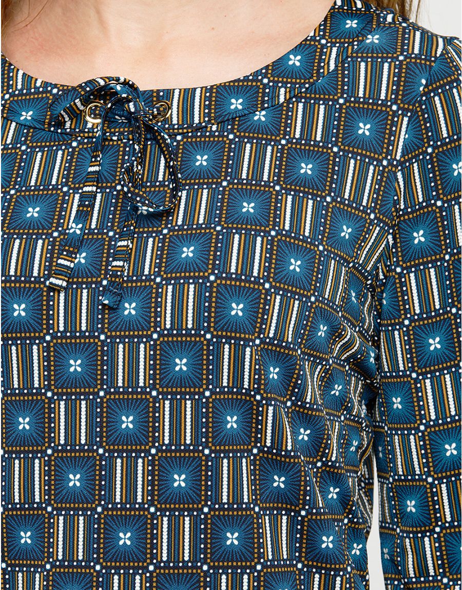T-shirt imprimé bleu