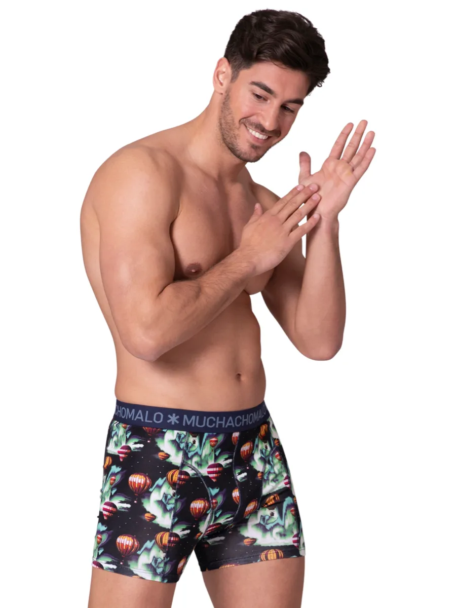 Muchachomalo 1010 Airelement 2pk Boxer Print/print