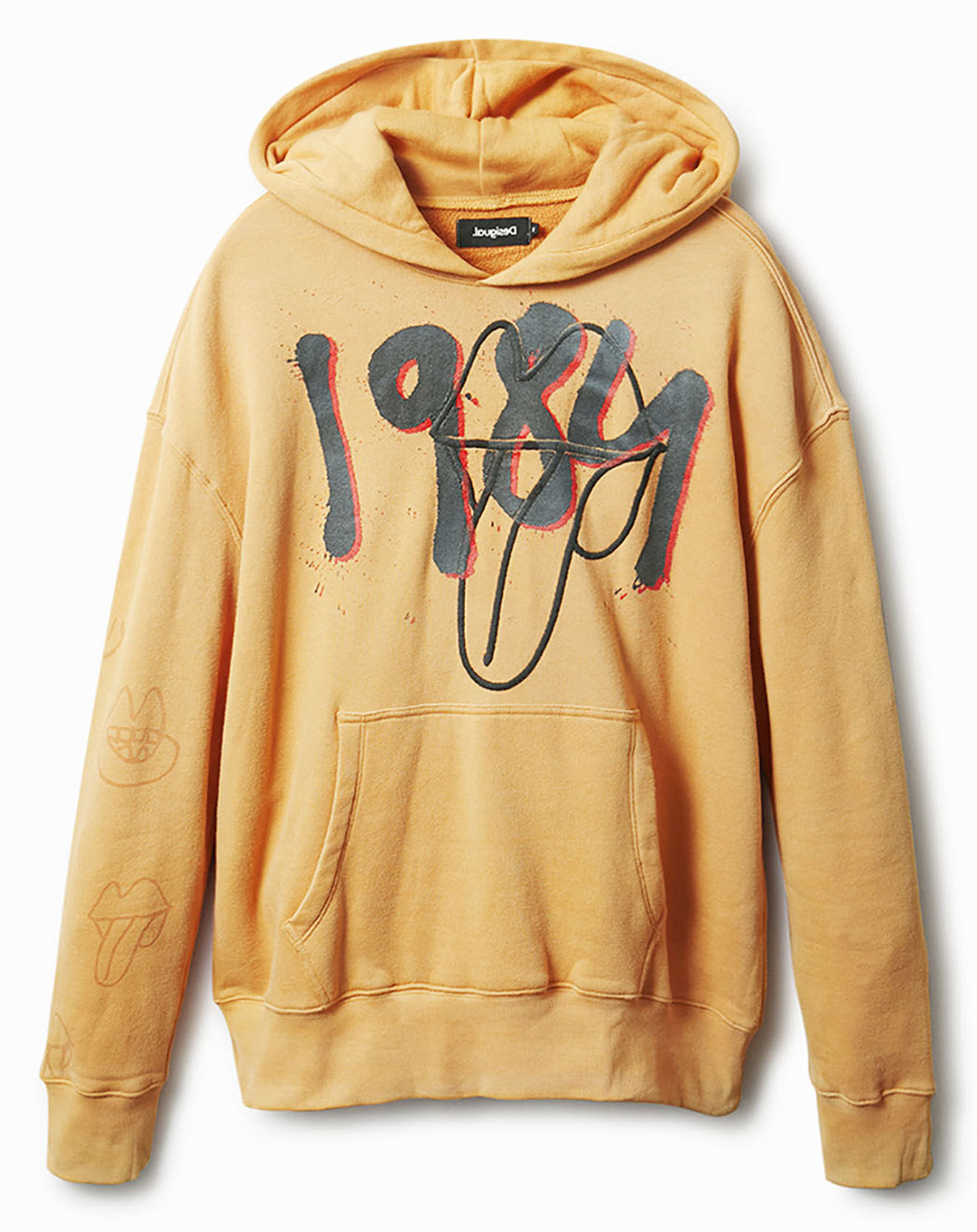 Desigual Sweat Nicolas jaune moutarde
